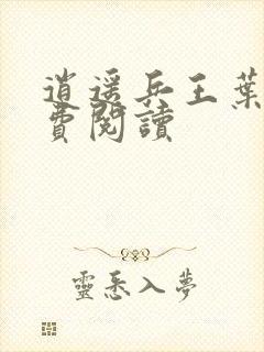 逍遥兵王叶成免费阅读