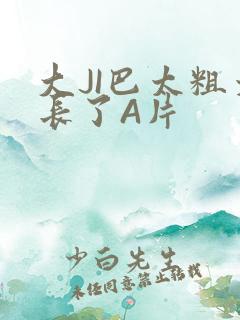 大JI巴太粗太长了A片