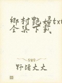 乡村艳妇txt全集下载