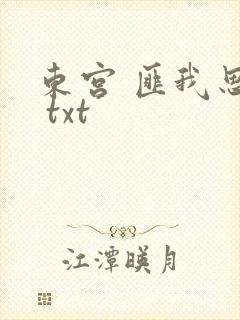 东宫 匪我思存 txt