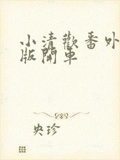 小清欢番外完整版开车