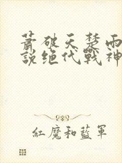 萧破天楚雨馨小说绝代战神