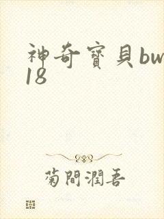 神奇宝贝bw118