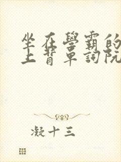 坐在学霸的棍子上背单词阮梅