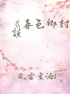 《春色乡村》小说