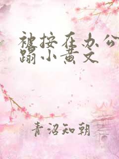 被按在办公室糟蹋小黄文