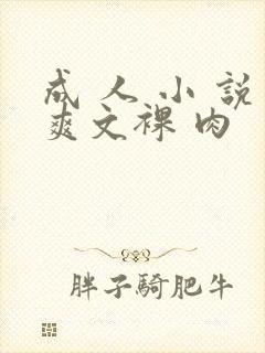 成 人 小 说爽文裸 肉
