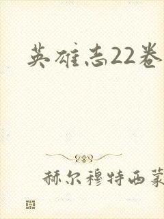 英雄志22卷
