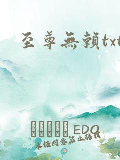 至尊无赖txt