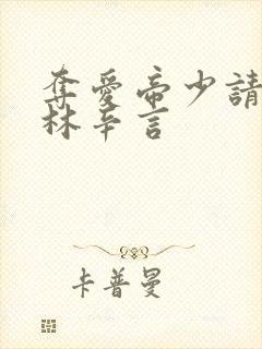 夺爱帝少请放手林辛言