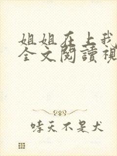 姐姐在上我在下全文阅读视频
