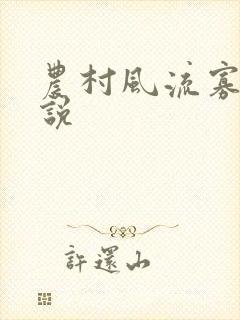 农村风流寡妇小说