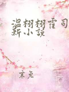 温栩栩霍司爵最新小说