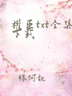 权臣txt全集下载