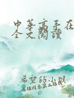 中华高手在异世全文阅读