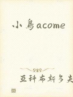 小鸟acome