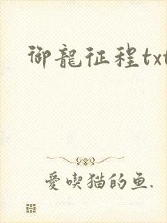 御龙征程txt