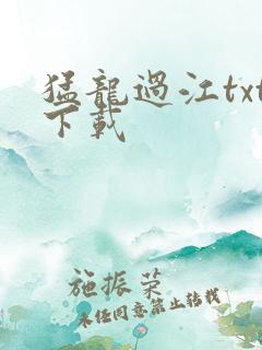 猛龙过江txt下载