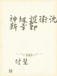 神级护卫沈浪最新章节