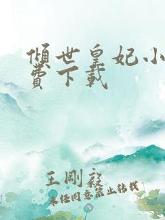 倾世皇妃小说免费下载