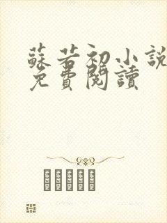 苏若初小说全文免费阅读