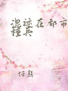 混迹在都市的特种兵