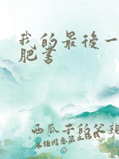 我的最后一本减肥书