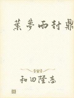 叶梦雨封鼎小说