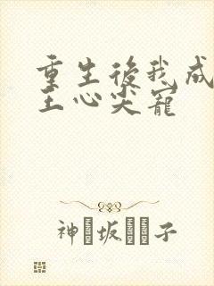 重生后我成了傻王心尖宠