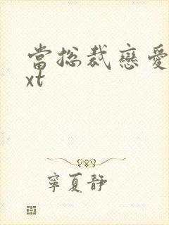 当总裁恋爱时txt