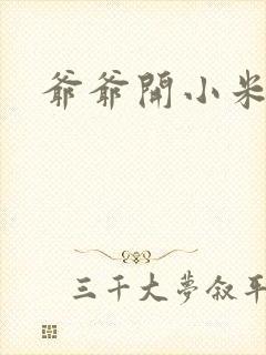 爷爷开小米的处