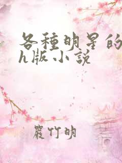 各种明星的综艺h版小说