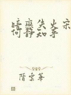 暗恋失火宋千渝何静知乎