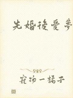 先婚后爱梦筱二