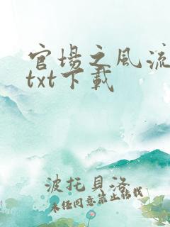 官场之风流人生txt下载