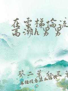 在电梯伦流澡到高潮h男男