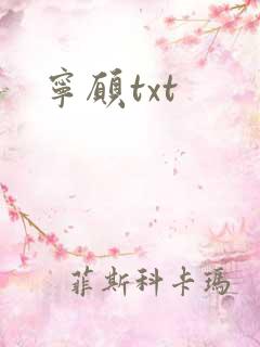 宁愿txt