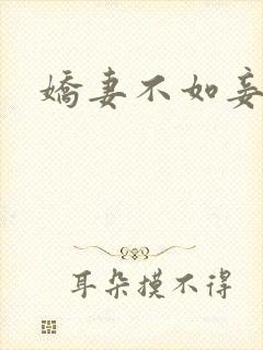 娇妻不如妾