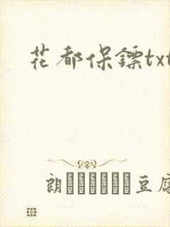 花都保镖txt