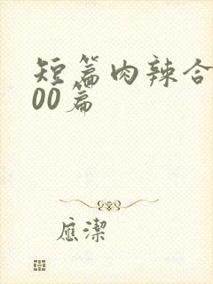 短篇肉辣合集500篇