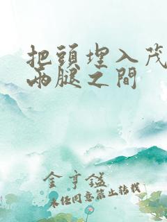 把头埋入茂密的两腿之间