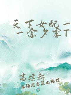 天下女配一般湿 一念夕雾TXT