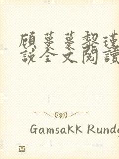 顾蔓蔓黎瑾泽小说全文阅读