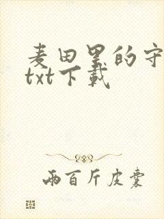 麦田里的守望者txt下载