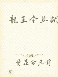 龙王令且试天下