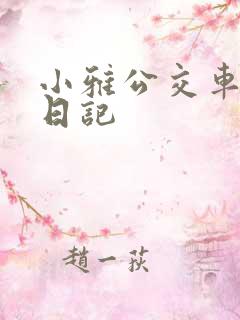 小雅公交车玩具日记