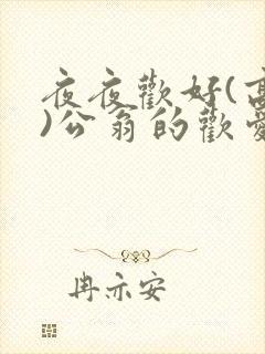 夜夜欢好(高h)公翁的欢爱