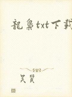 龙枭txt下载