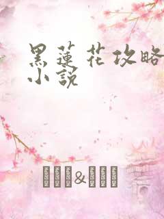 黑莲花攻略手册小说