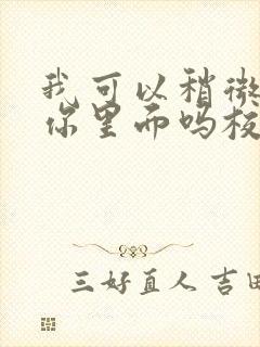 我可以稍微放进你里面吗校园版